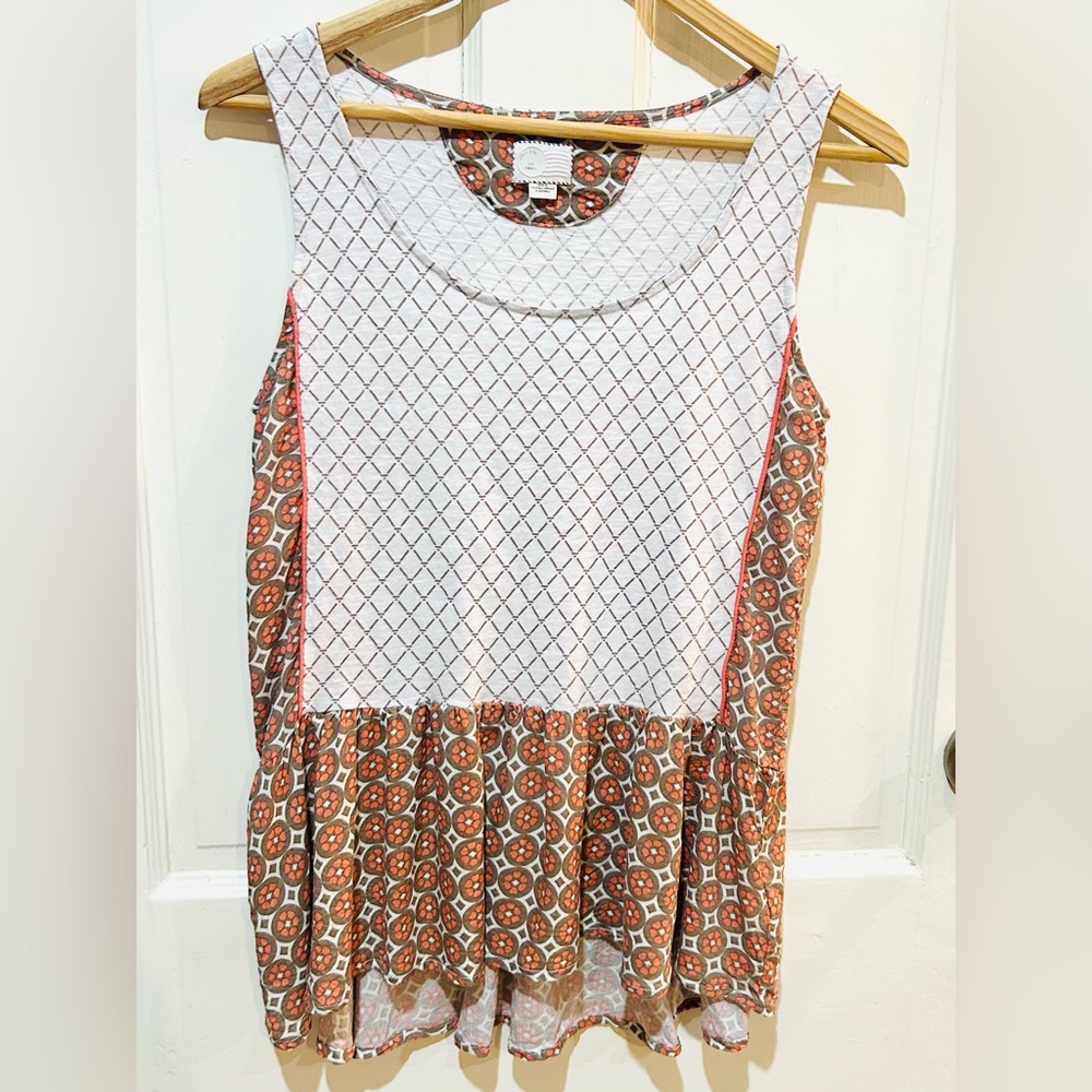 {Postmark | Anthropologie} Peplum Top